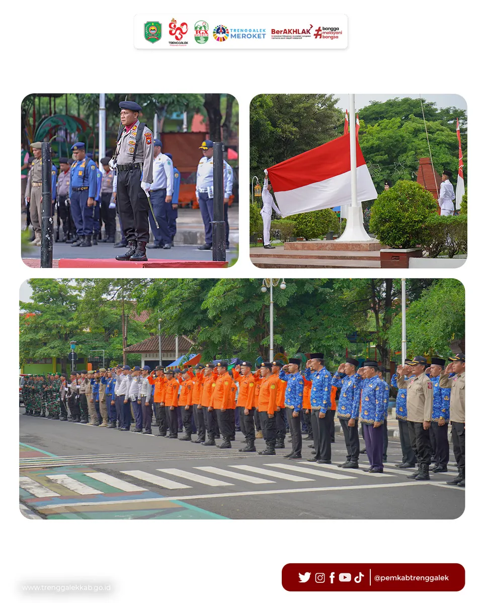 Artboard 2 post Instagram liputan Hari Pahlawan menampilkan prosesi tabur bunga dan penghormatan arwah pahlawan.
